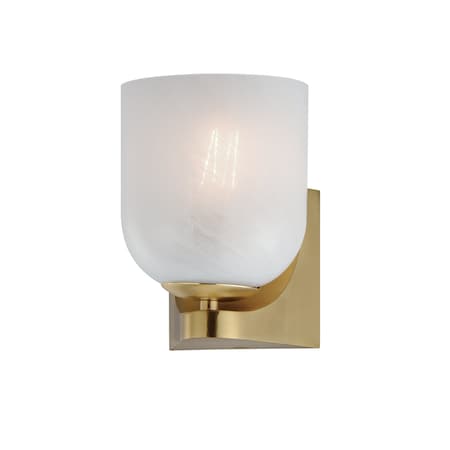 Maxim Lighting Scoop 1-Light Bath Vanity, Natural Aged Brass 21231MRNAB